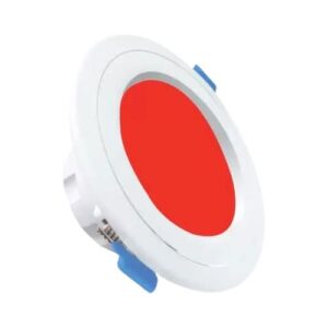 Stratus LED 9 Watt Red Color Ceiling Led Light Round Concealed Led Panel Light, Home Indoor Lighting Decoration Light