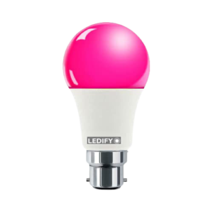 LEDIFY 9 Watt Pink Color Led Bulb B22 Type for Indoor & Outdoor Decoration Bright Led Decoration Bulb Color Led Bulb